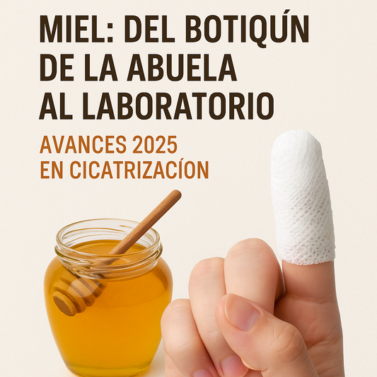 Miel: del botiquín de la abuela al laboratorio — avances 2025 en cicatrización