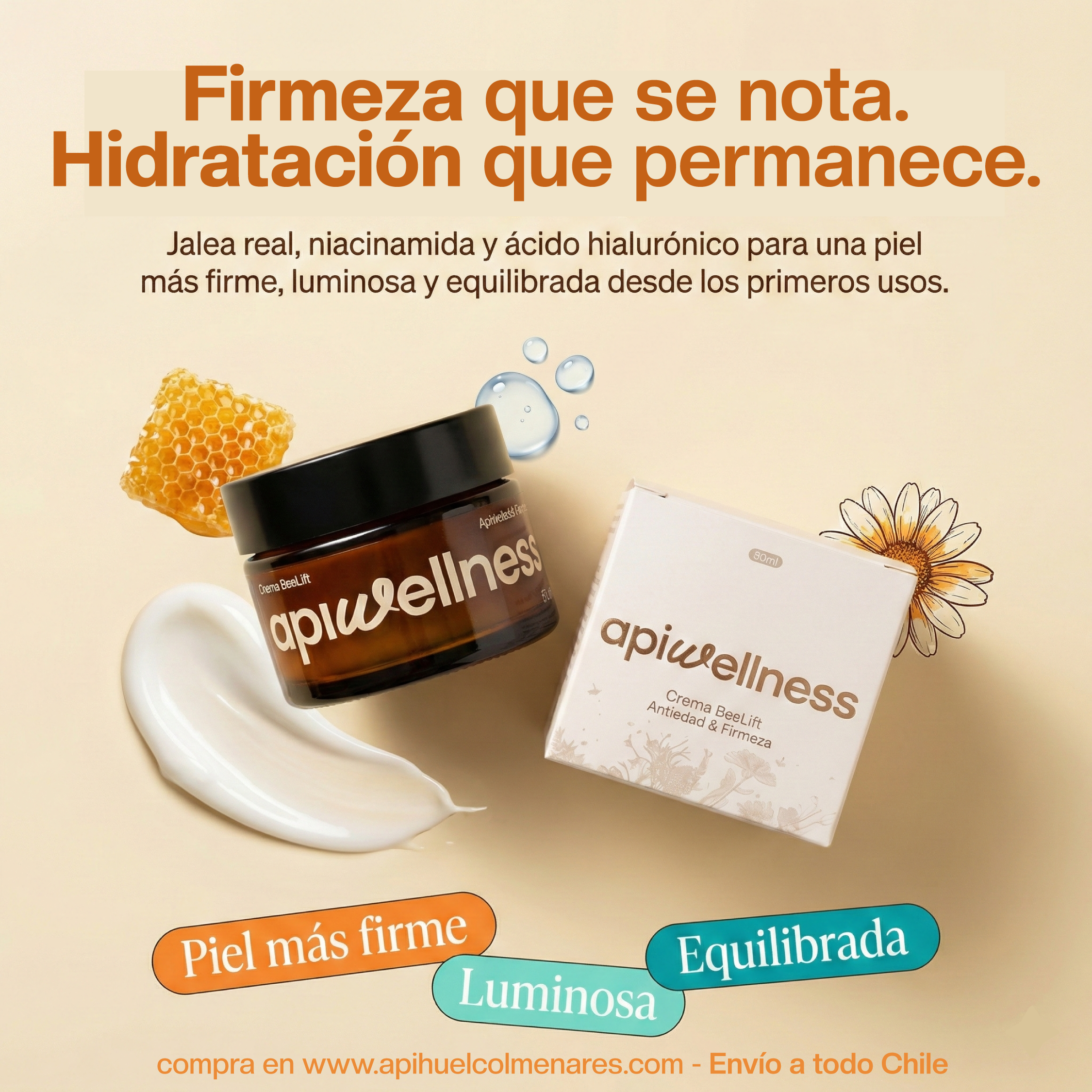 CREMA DE DÍA BEELIFT — Antiedad & Firmeza . 50ml