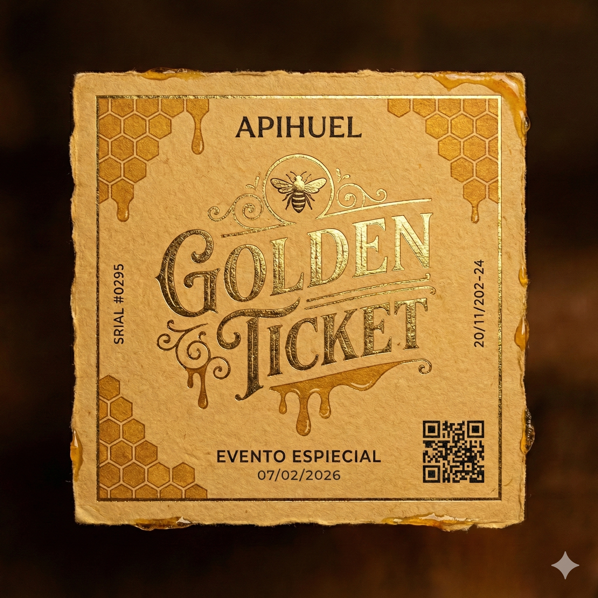 Ticket Golden -Cata a Ciegas de Miel: ¿cuál es Miel real? - 07 Feb • 10:00 AM