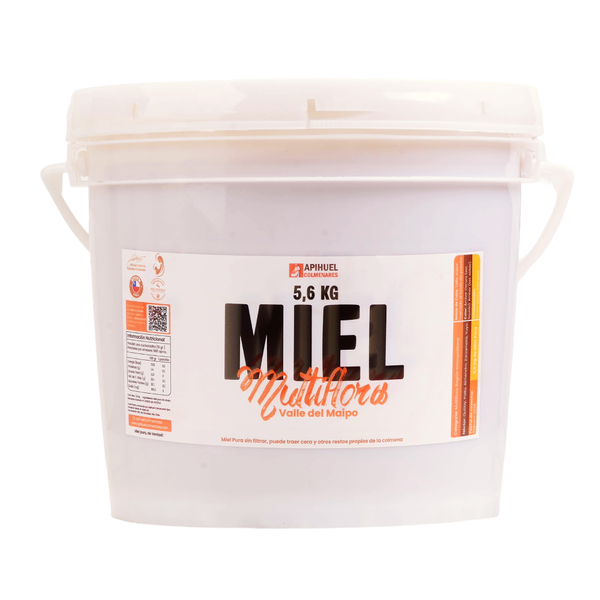 Balde Miel Multiflora Valle del Maipo 5,6Kg