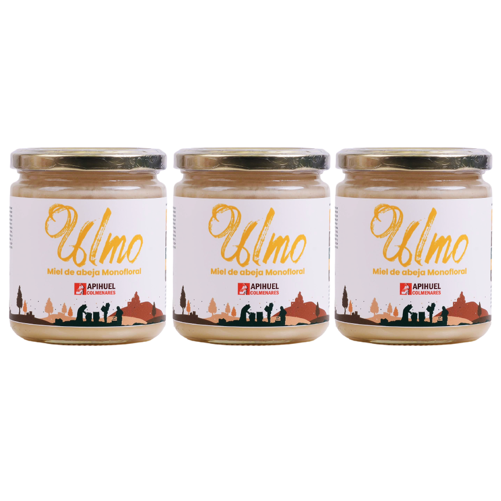 Pack 3 Frascos Miel Monofloral Ulmo 515grs