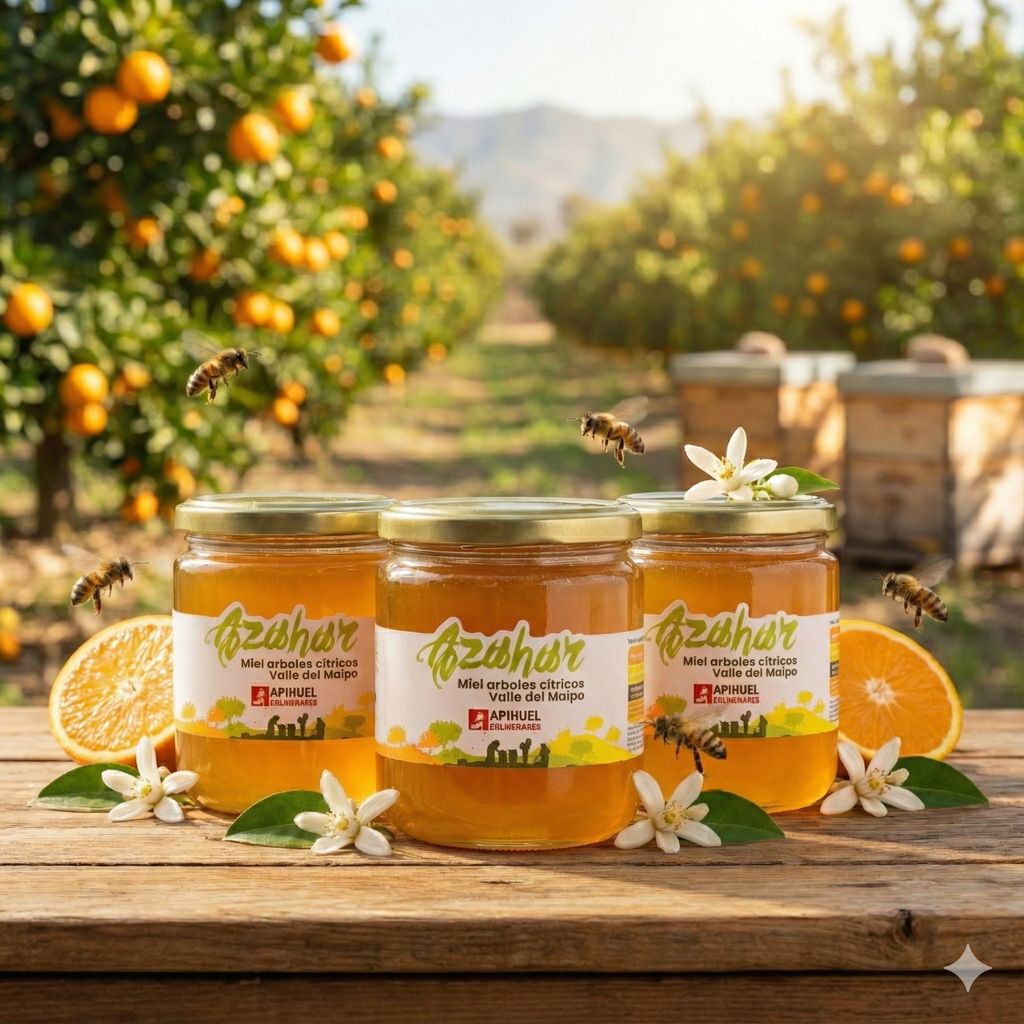 Pack 3 Frascos Miel Monofloral de Azahar 515grs