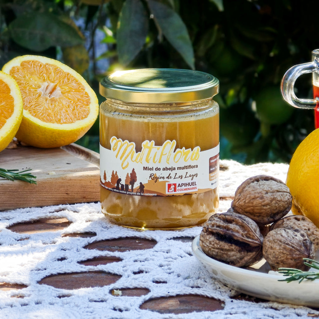 Pack 3 Mieles Multiflora de La Región de Los Lagos 515grs c/u