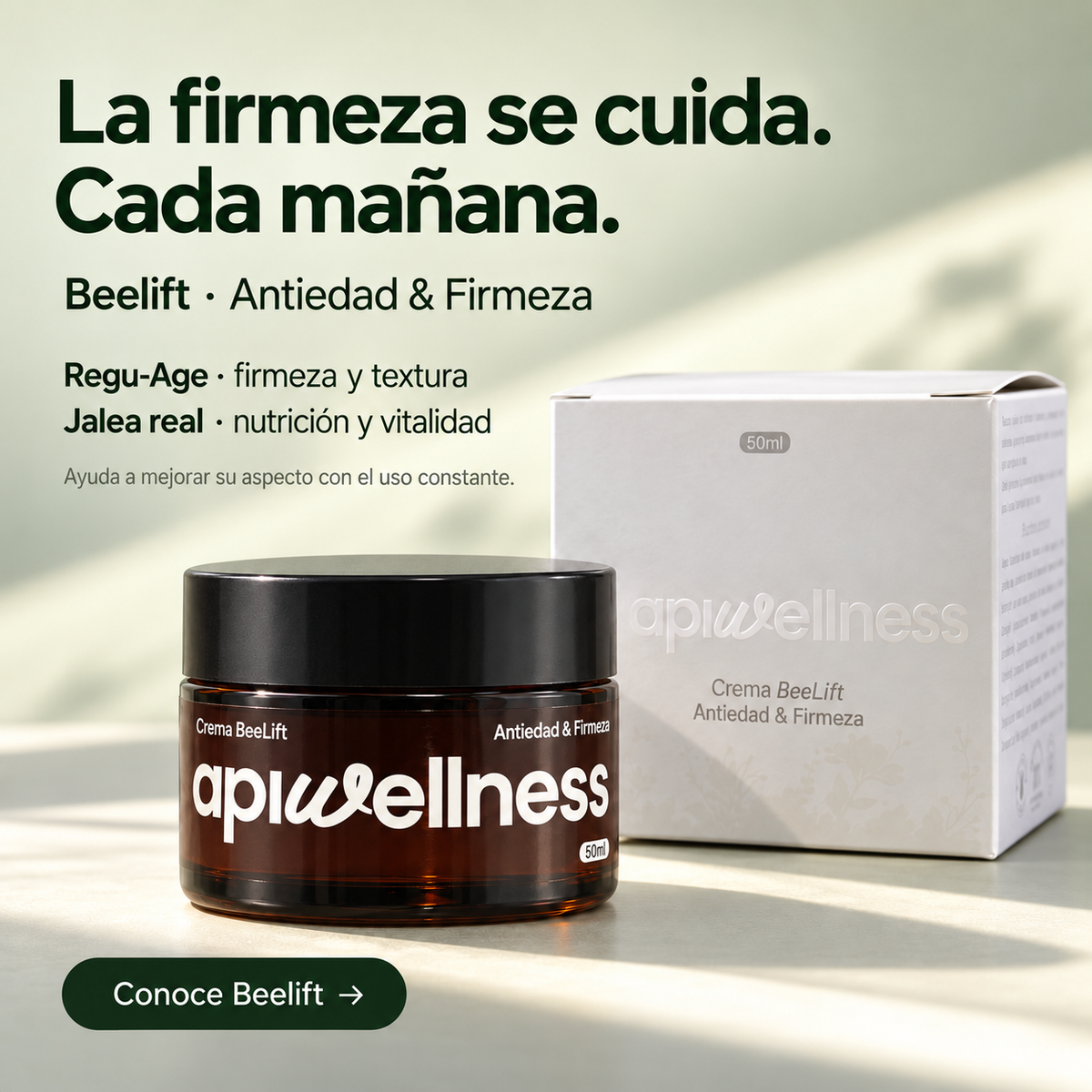 CREMA DE DÍA BEELIFT — Antiedad & Firmeza . 50ml