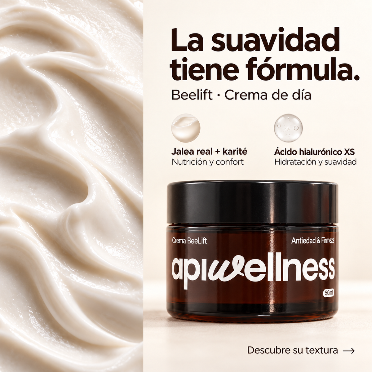 CREMA DE DÍA BEELIFT — Antiedad & Firmeza . 50ml