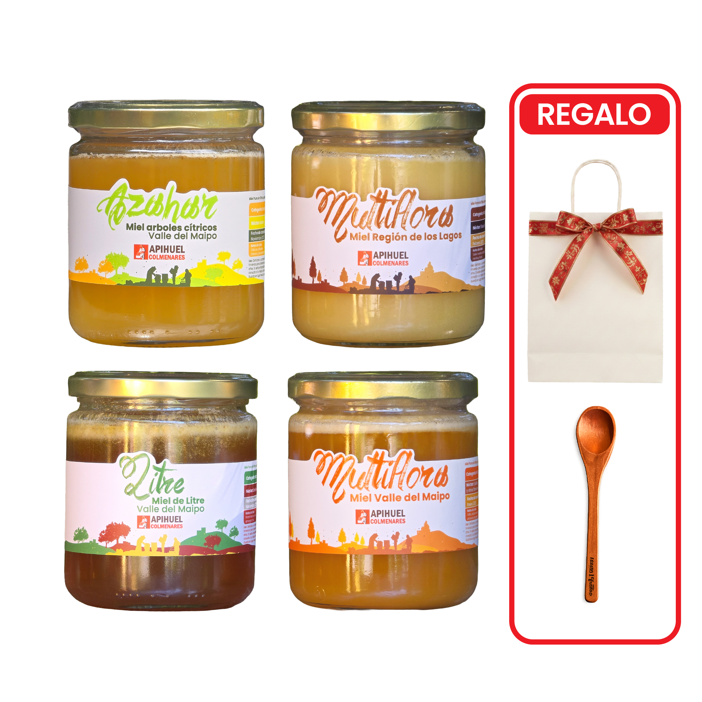 Pack Navideño + Bolsa, Cuchara y Rosita de Regalo