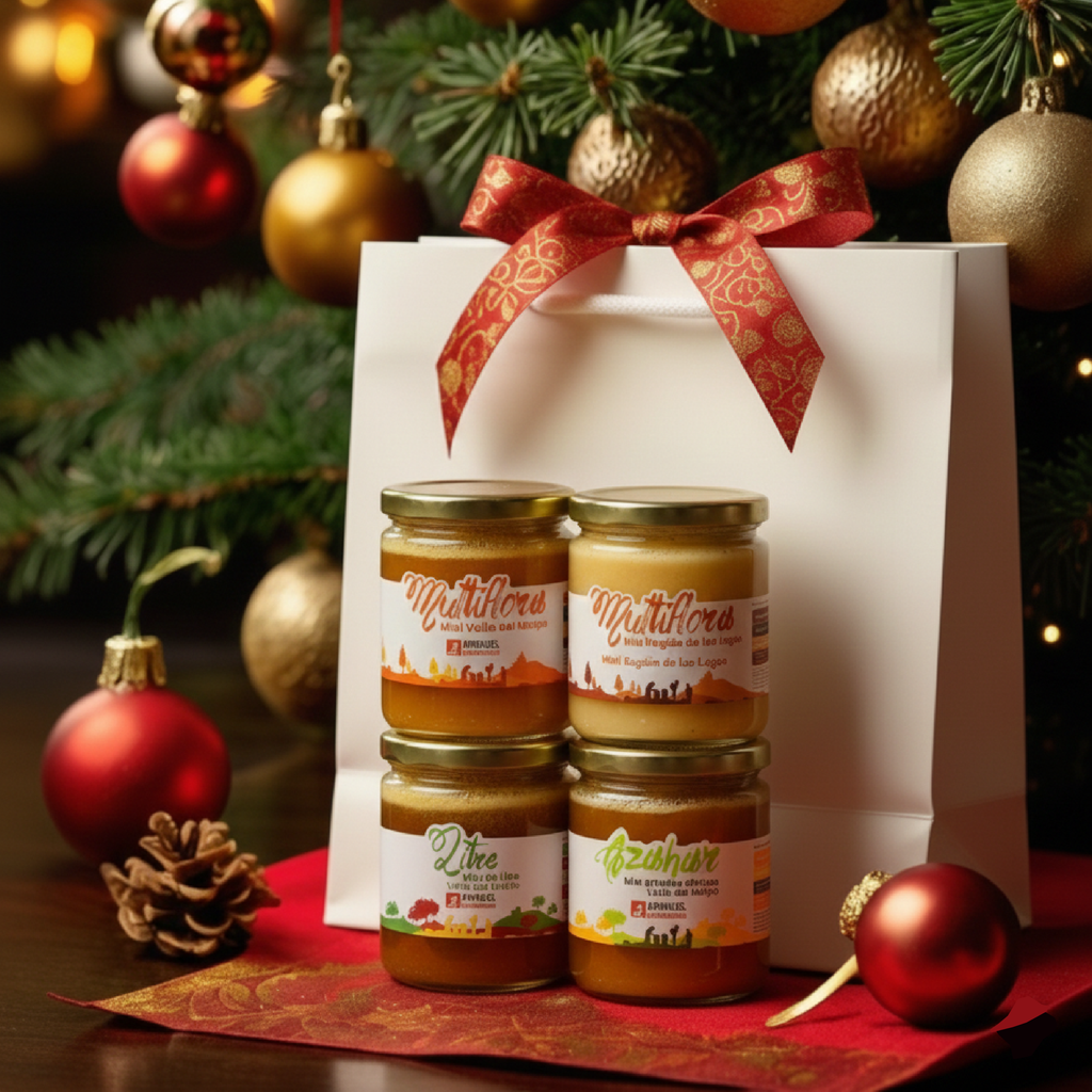 Pack Navideño + Bolsa, Cuchara y Rosita de Regalo