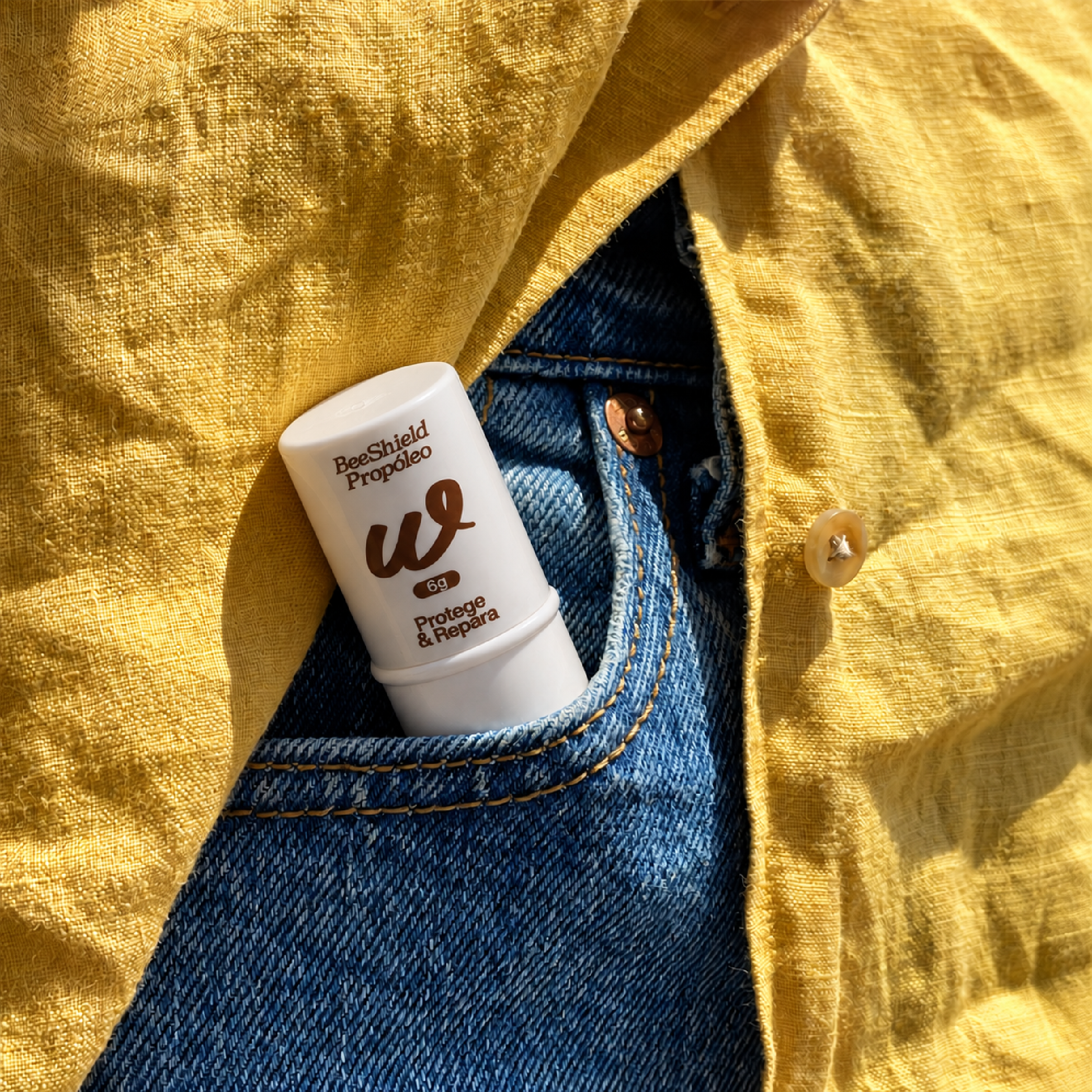 LABIAL BEESHIELD PROPÓLEO — Protege & Repara. 6g