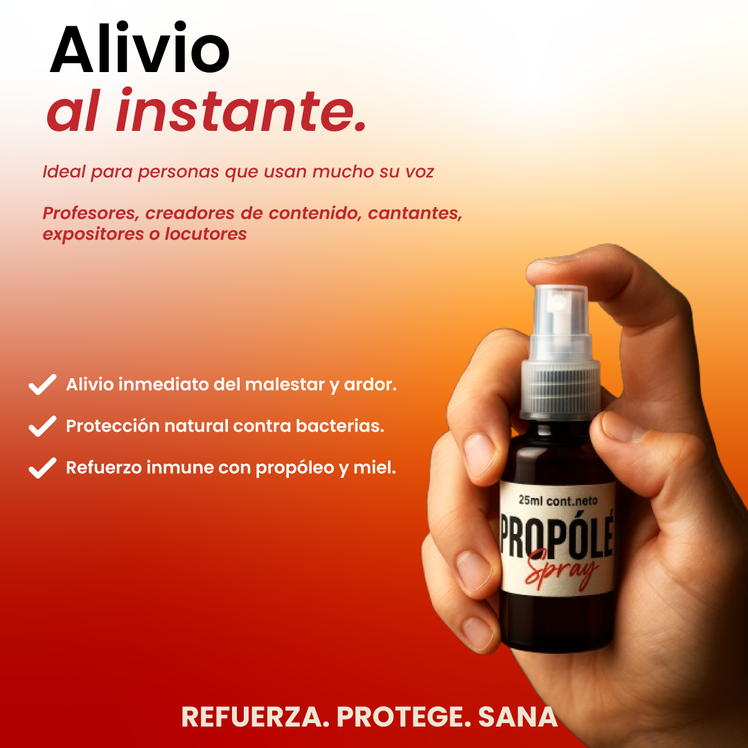 Propóleo en Spray para garganta