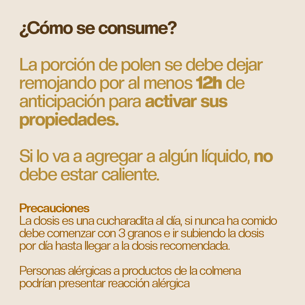 Polen Energizante Natural